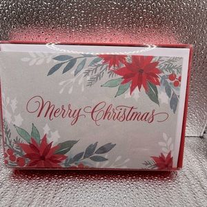 American Greetings Christmas Cards Poinsettias 🎄
